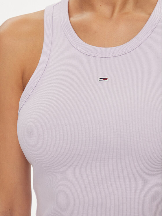 Tommy Jeans Tommy Jeans Літня сукня Essential DW0DW17406 Фіолетовий Slim Fit