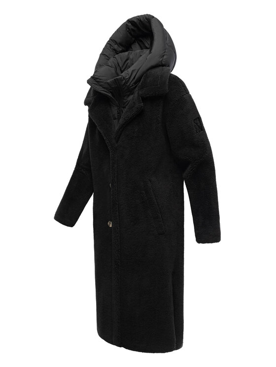 Navahoo Navahoo Kurtka zimowa Teddyzauber Czarny Regular Fit