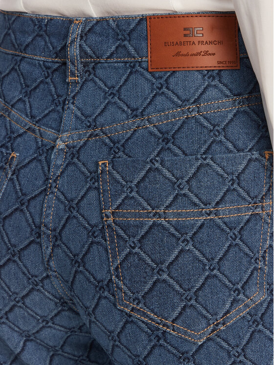 Elisabetta Franchi Elisabetta Franchi Τζιν PJ-95N-51E2-V400 Σκούρο μπλε Regular Fit