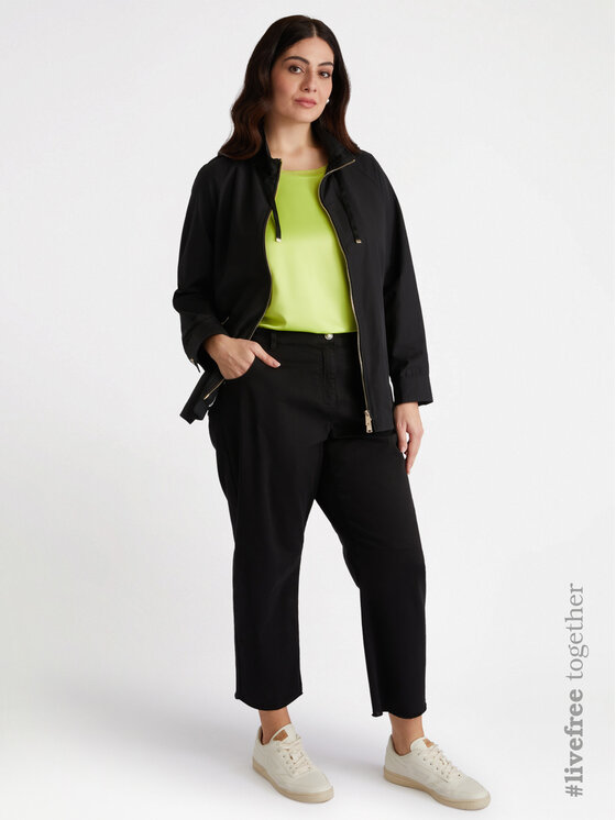 Fiorella Rubino Fiorella Rubino Pantaloni di tessuto P562T004745N033 Nero Regular Fit