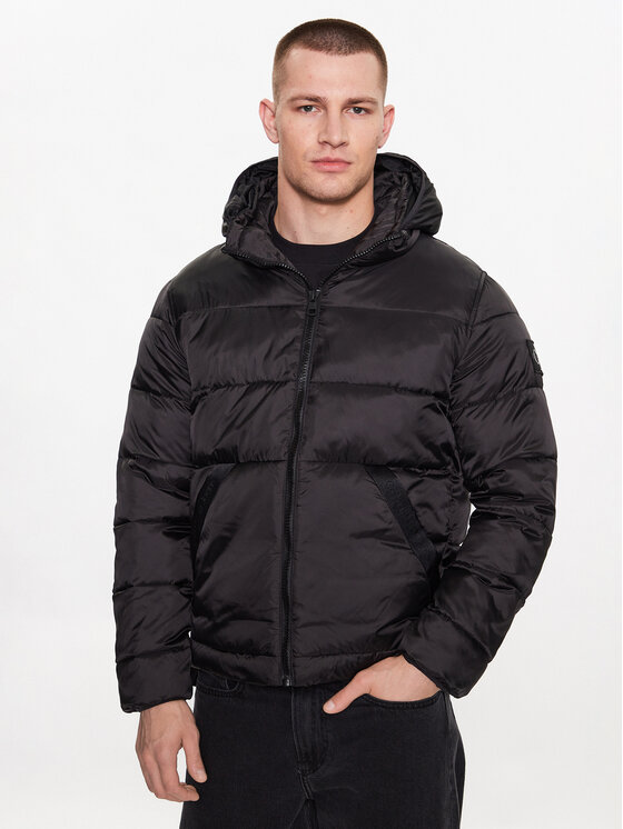 Calvin Klein Jeans Calvin Klein Jeans Μπουφάν μεταβατικό J30J323465 Μαύρο Regular Fit