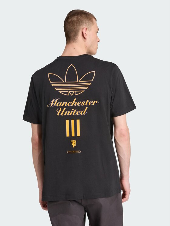 adidas adidas Koszulka techniczna Manchester United Czarny Loose Fit
