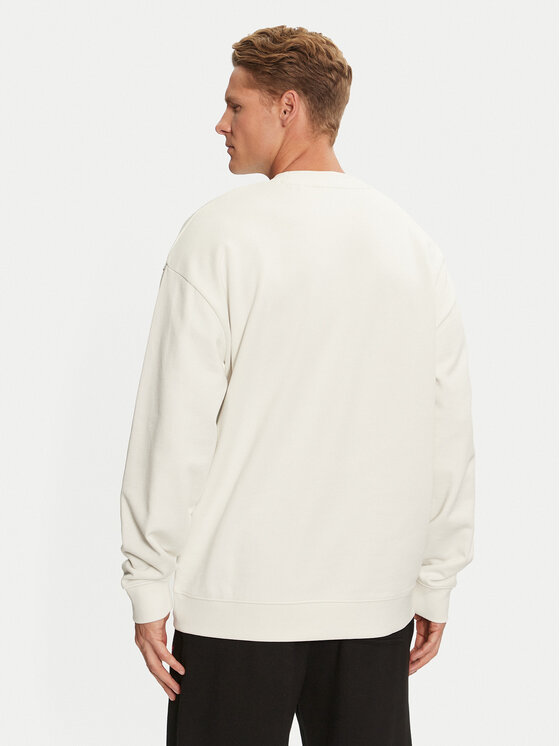 HUGO Hugo Majica dugih rukava Dlongny 50521081 Écru Relaxed Fit