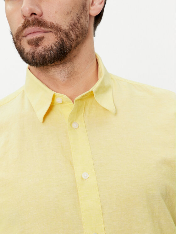 Selected Homme Selected Homme Camicia 16079052 Giallo Regular Fit