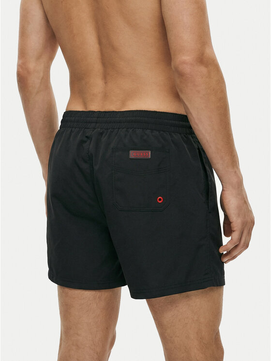 Guess Guess Pantaloni scurți pentru înot F6GT25 WG282 SHORT Negru Regular Fit