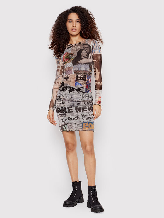 Robe neus desigual top