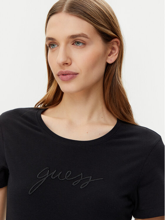 Guess Guess T-Shirt O5GI02 KBBU1 Černá Regular Fit