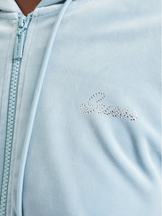 Guess Guess Світшот V6BQ07 K6301 Світло-синій Regular Fit