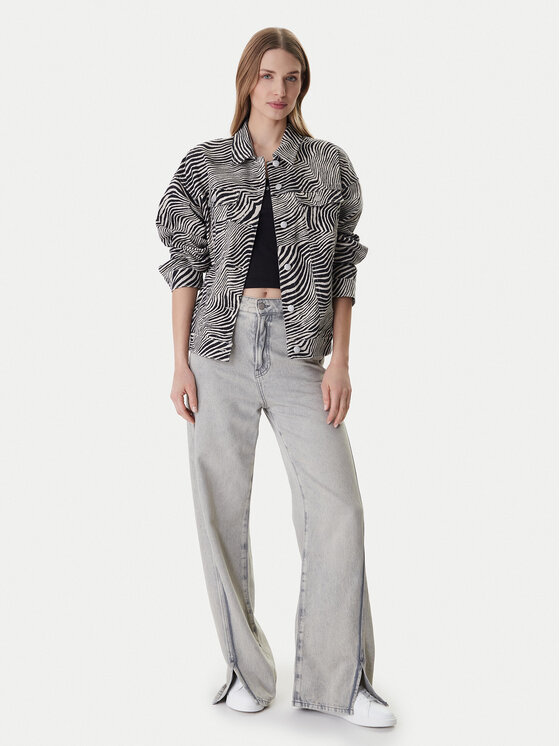 Vero Moda Vero Moda Джинсова куртка Tessa 10329961 Сірий Oversize