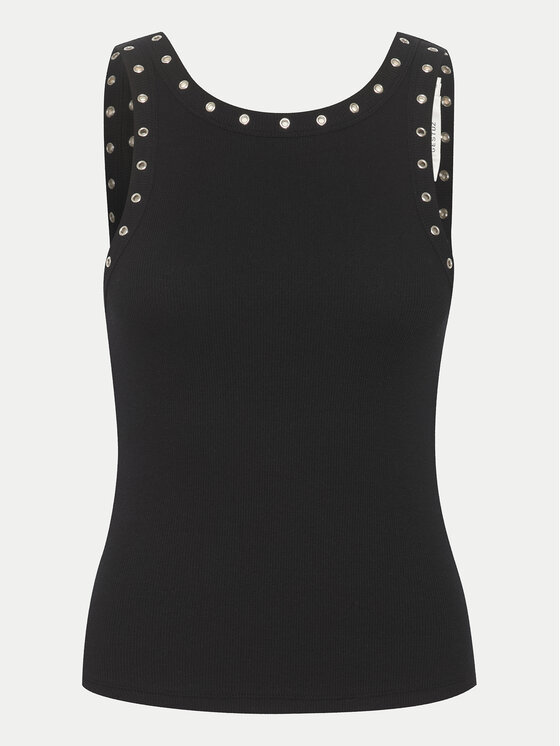 Gestuz Gestuz Top Drew 10908922 Črna Slim Fit