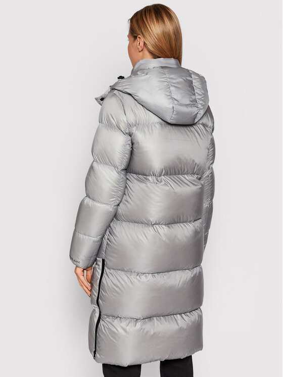 Daunenjacke Calvin Klein Jacke Lang Daunenjacke Kinderjacke Silber