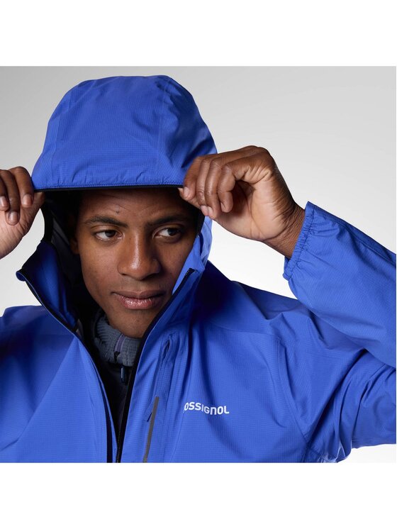 Rossignol Rossignol Kurtka przeciwdeszczowa M Rainproof 2.5L Shell Jkt Niebieski Regular Fit