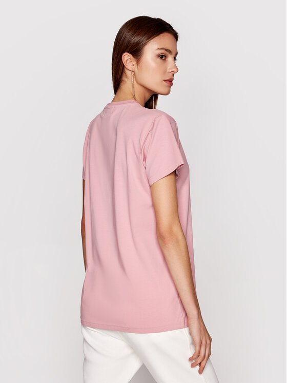 PLNY LALA PLNY LALA T-shirt Kiss PL-KO-CL-00186 Rosa Classic Fit