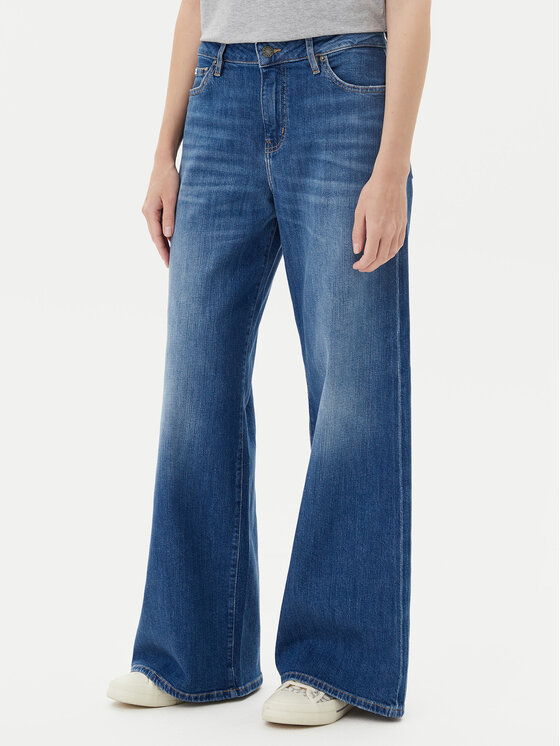 Guess Jeans Guess Jeans Farmer W5YA0O D0021 Kék Wide Leg