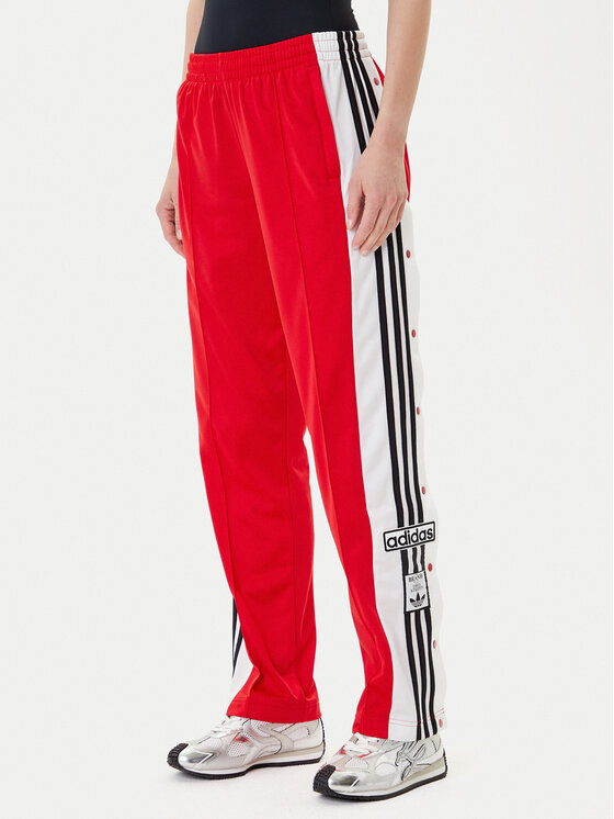 adidas adidas Spodnji del trenirke Adibreak JY1354 Rdeča Loose Fit
