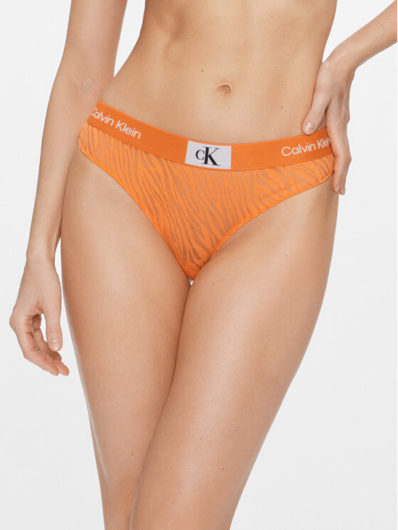 Calvin Klein Underwear Tangice 000QF7378E Narančasta