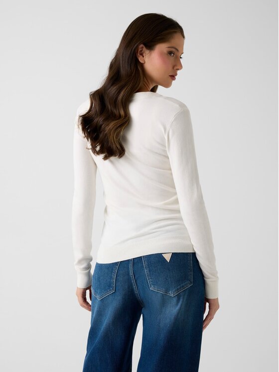 Guess Guess Светр 180350 Білий Classic Fit