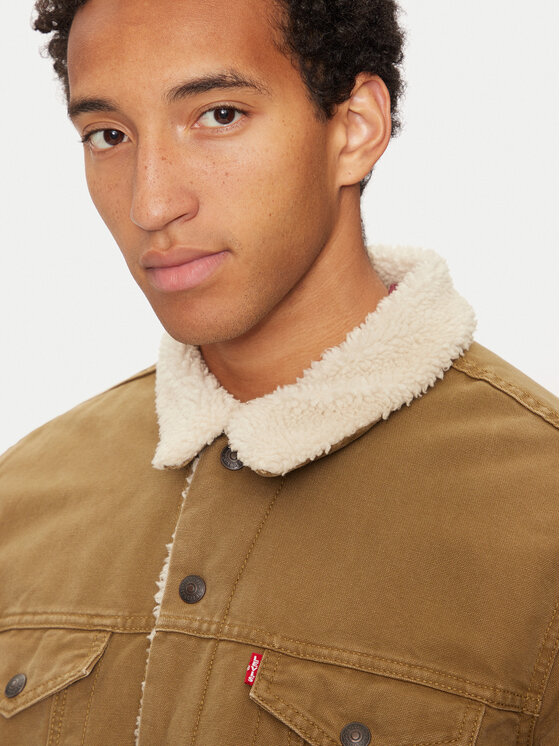 Levi's® Levi's® Jeansjacke Type III Trucker 16365-0158 Beige Regular Fit