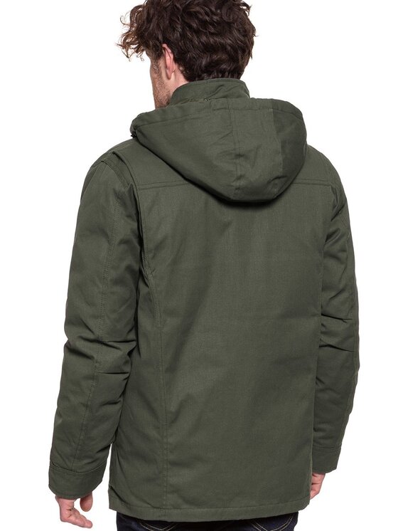 Lee Lee Kurtka zimowa WINTER FIELD JACKET Zielony Regular Fit