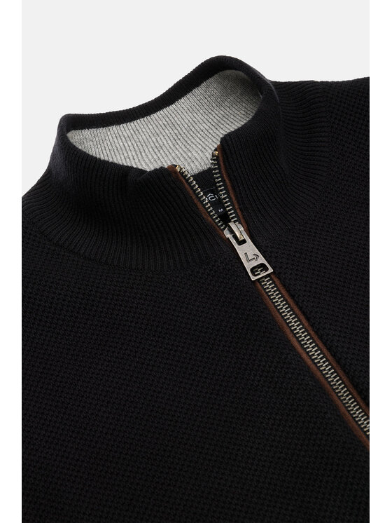 Lancerto Lancerto Kardigan Jeff SW073222000064 Czarny Regular Fit