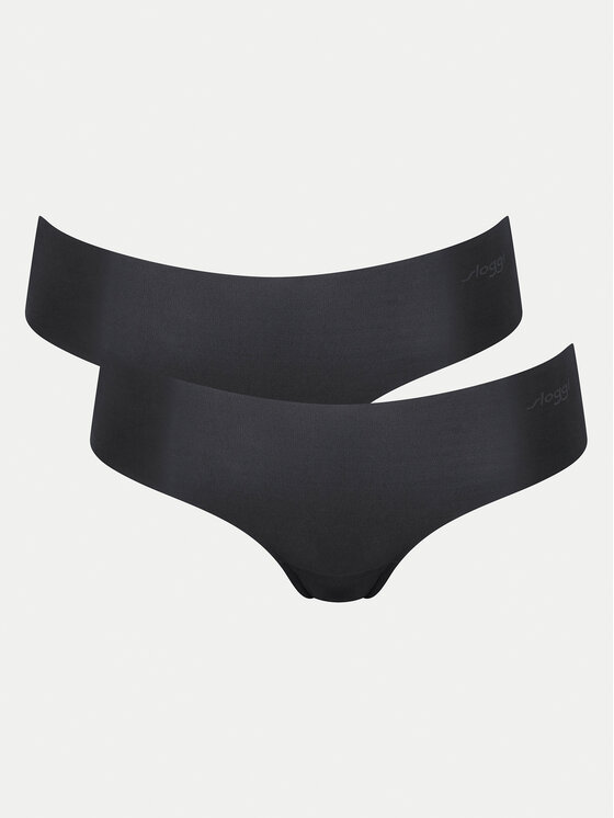 Sloggi Sloggi 2er-Set klassische Damenslips Zero 10214628 Schwarz