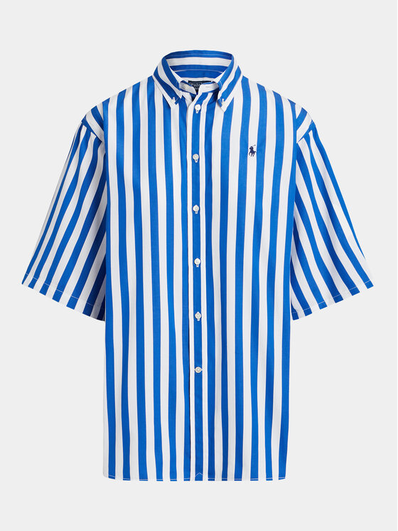 Polo Ralph Lauren Polo Ralph Lauren Hemd Ss Ligh St 211925085001 Blau Regular Fit
