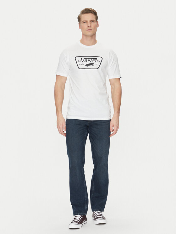 Vans Vans T-Shirt Full Patch VN000QN8YB21 Λευκό Classic Fit