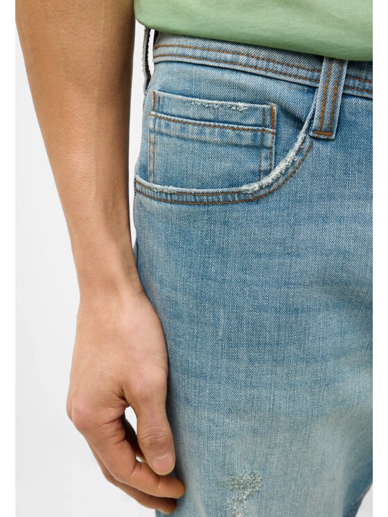 Mustang Mustang Pantaloncini di jeans Style Denver Shorts Blu Slim Fit