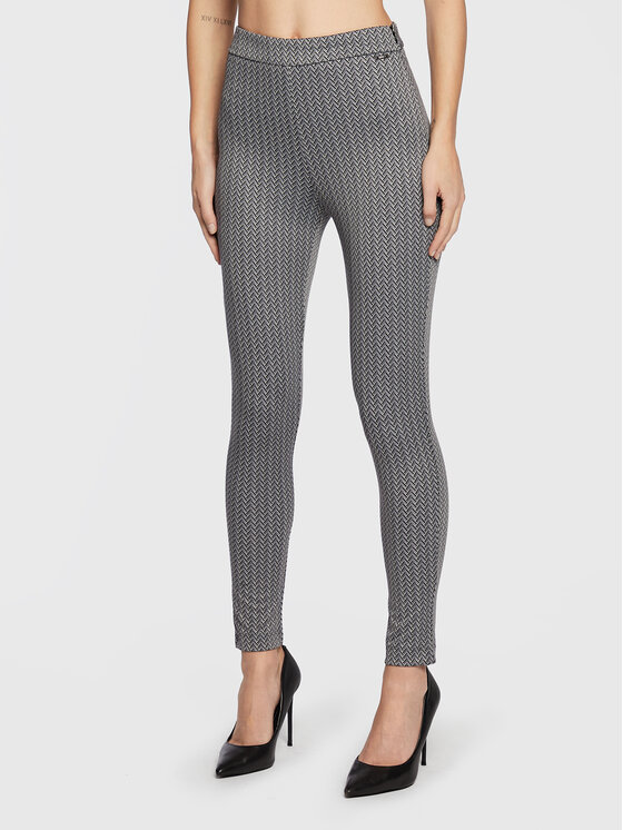 Liu Jo Liu Jo Stoffhose WF2203 J4044 Grau Slim Fit