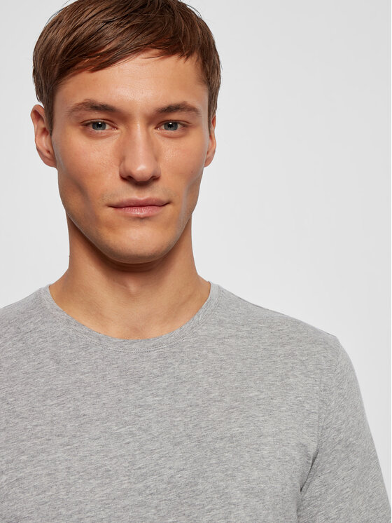 BOSS Boss Pyžamový top Identity RN 50442645 Šedá Regular Fit
