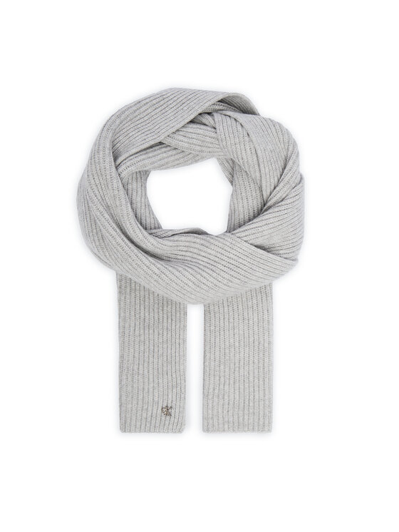 Calvin Klein Calvin Klein Fular Ck Metal Wool Rib Scarf LV04D8056G Gri