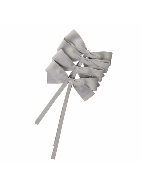 Roseberry Home Roseberry Home Obrączka na serwetki kokardka Gray Szary
