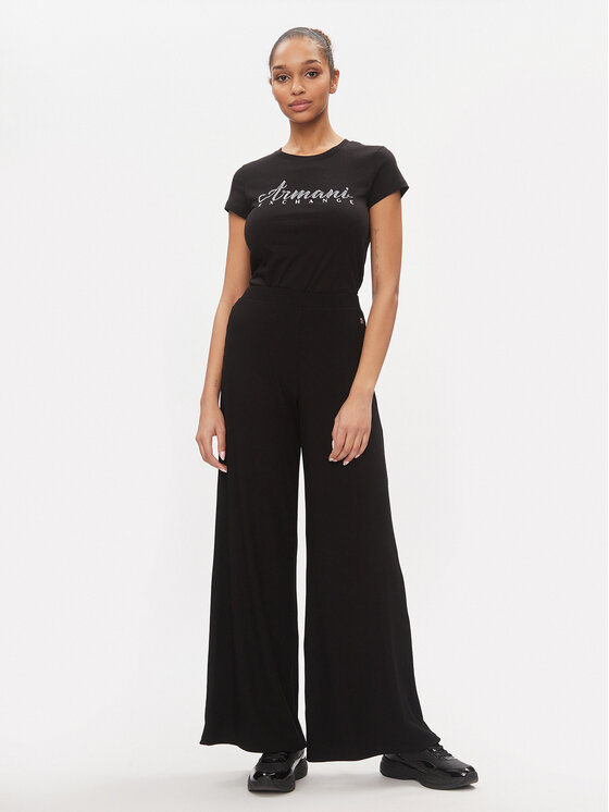 Armani Exchange Armani Exchange T-shirt 8NYT91 YJG3Z 1200 Crna Regular Fit