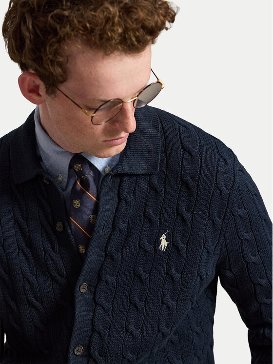 Polo Ralph Lauren Polo Ralph Lauren Kardigan 710979114500 Tmavomodrá Regular Fit