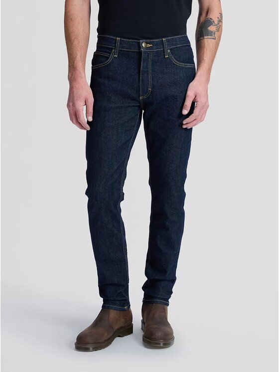 Lee Lee Jeansy LUKE Niebieski Slim Fit