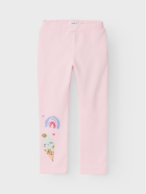 NAME IT NAME IT Leggings Frani 13228634 Ružičasta Slim Fit