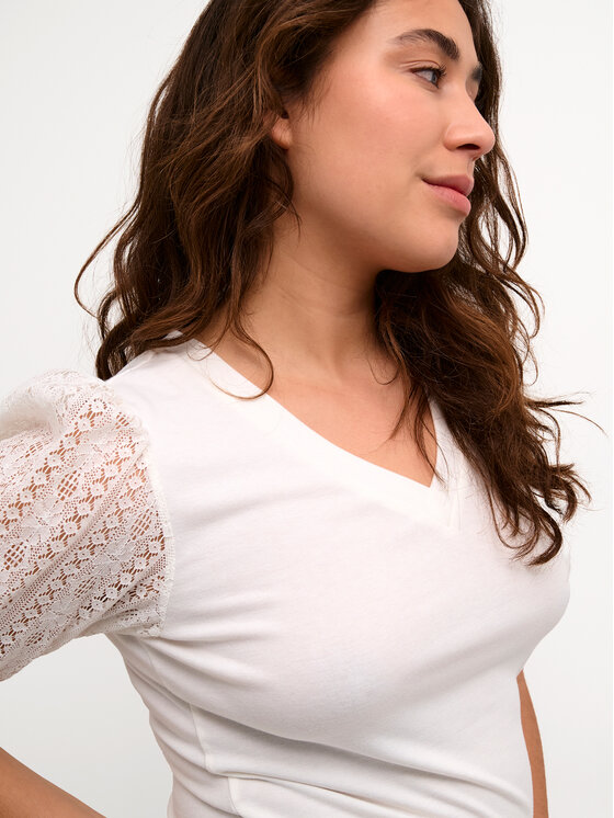 Kaffe Kaffe Bluse Melana 10508459 Weiß Slim Fit