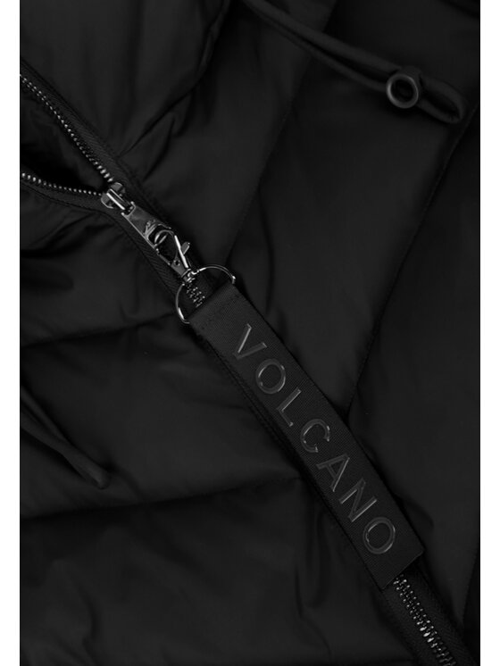 Volcano Volcano Płaszcz zimowy J-CELESTE Czarny Regular Fit