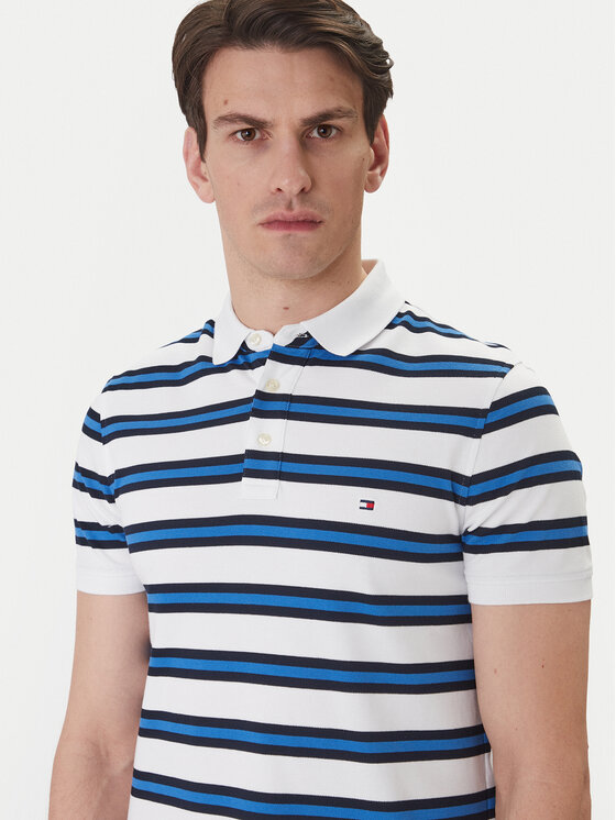 Tommy Hilfiger Tommy Hilfiger Polokošile 1985 MW0MW17771 Modrá Slim Fit