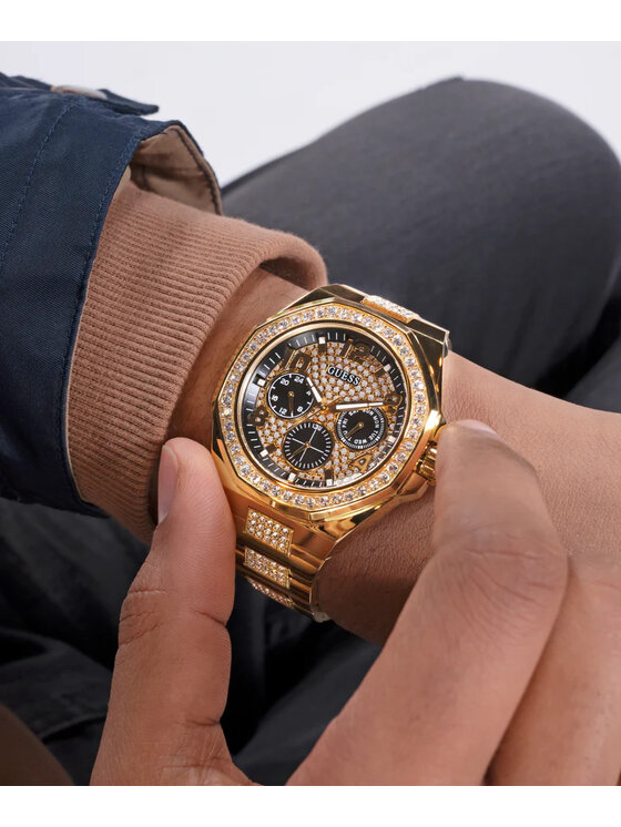 Guess Guess Hodinky GW0785G2 Zlatá