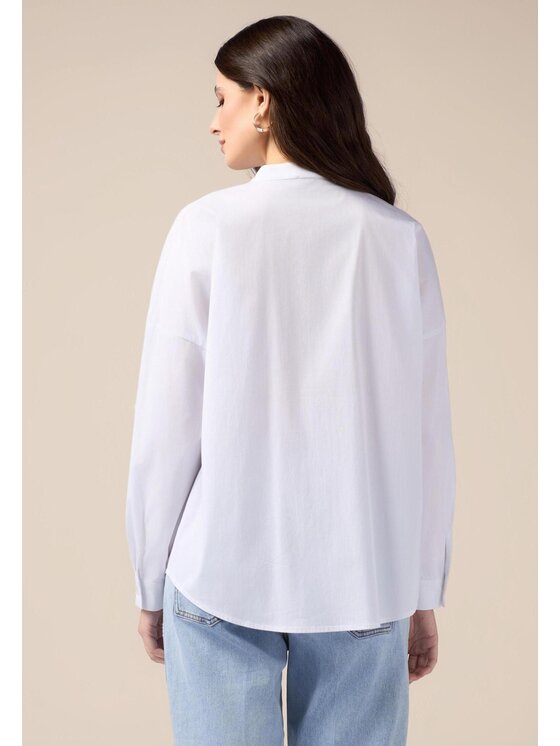 Oltre Oltre Camicia 5183J000731N011 Bianco Over Fit