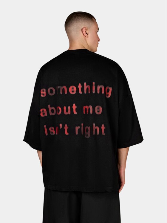 MADE BY SOCIETY MADE BY SOCIETY T-Shirt Tricou Society Boxy - T17211 Czarny Basic Fit