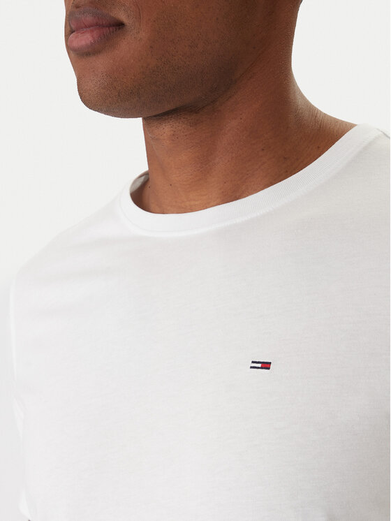 Tommy Jeans Tommy Jeans Tričko DM0DM04411 Biela Slim Fit