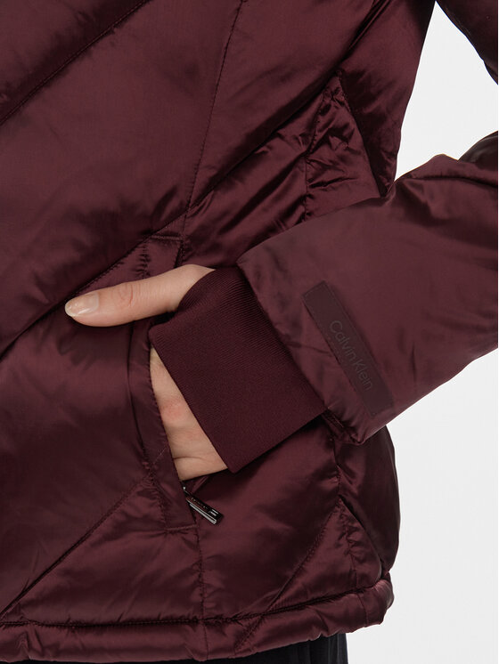 Calvin Klein Calvin Klein Prechodná bunda K20K207068 Bordová Slim Fit