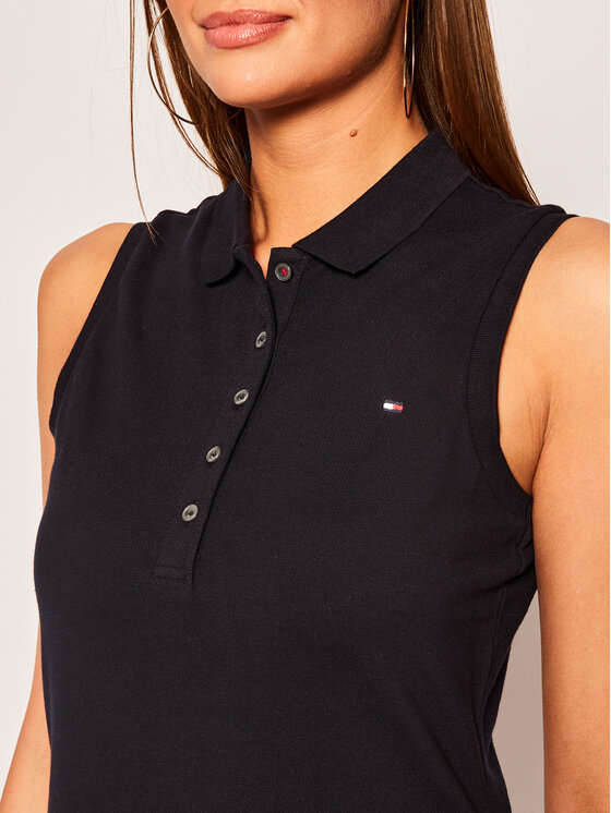 Tommy Hilfiger Tommy Hilfiger Polo WW0WW28007 Blu scuro Slim Fit