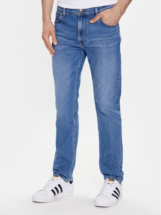 Lee Lee Jeansy L701MWC02 Niebieski Slim Fit