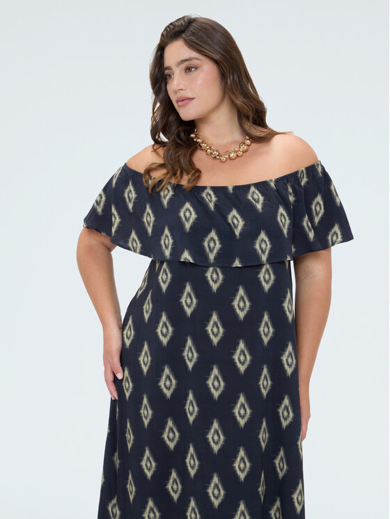 Fiorella Rubino Fiorella Rubino Sukienka wieczorowa 7000L101299N0Z3 Czarny A-Line Fit