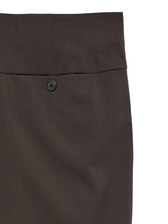 Vero Moda Vero Moda Szövet nadrág Sigga 10336315 Barna Wide Leg