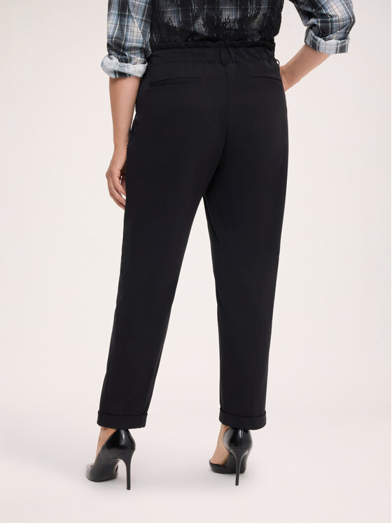 Fiorella Rubino Fiorella Rubino Pantaloni di tessuto P051T005376N033 Nero Regular Fit