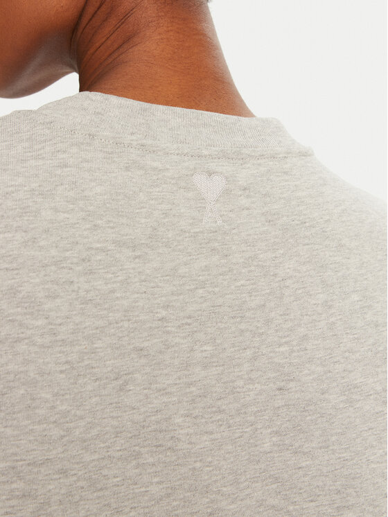 AMI Paris AMI Paris Tricou UTS024.726 0951 Gri Regular Fit